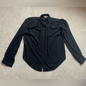 Louis Vuitton women’s blouse sz 36. Color black